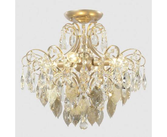 Потолочный светильник Crystal Lux ESMIRALDA PL4 GOLD, изображение 5