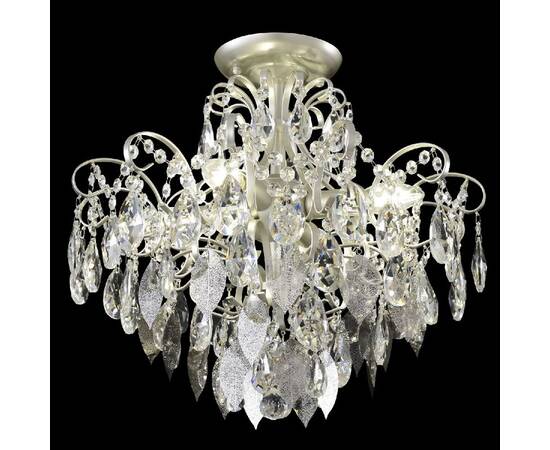 Потолочный светильник Crystal Lux ESMIRALDA PL4 SILVER