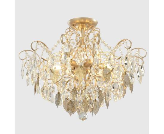 Потолочная люстра Crystal Lux ESMIRALDA PL6 GOLD, изображение 5