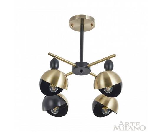 Люстра на штанге Arte Milano 271307/4 BK/GD, изображение 5