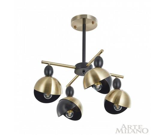 Люстра на штанге Arte Milano 271307/4 BK/GD, изображение 6