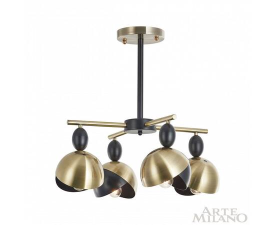Люстра на штанге Arte Milano 271307/4 BK/GD, изображение 7