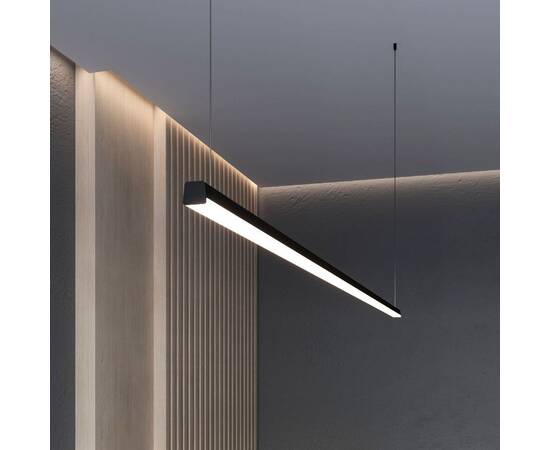 Профиль с экраном Arlight LINE-D-3734-2000 TETRA BLACK+OPAL 055072, изображение 2