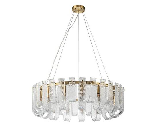 Подвесная люстра Belfast Severn 6601-800 BR CL, изображение 4