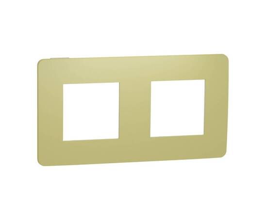 Рамка 2-постовая Schneider Electric Unica New NU280411