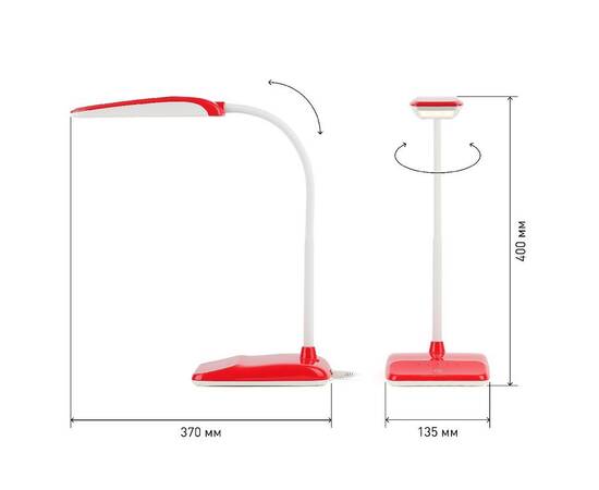 Настольная лампа Эра NLED-447-9W-R Б0017434, изображение 5
