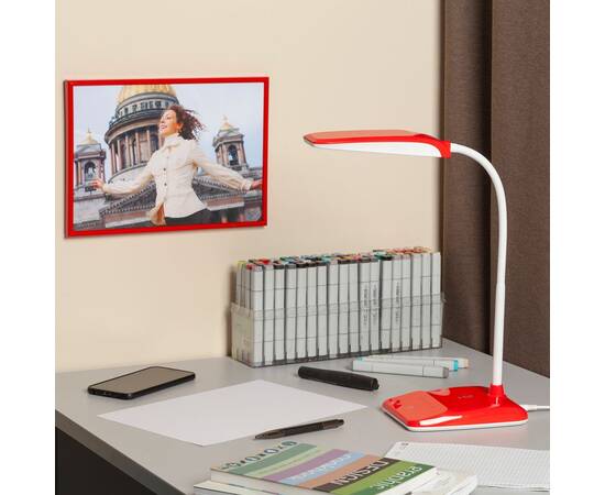 Настольная лампа Эра NLED-447-9W-R Б0017434, изображение 7