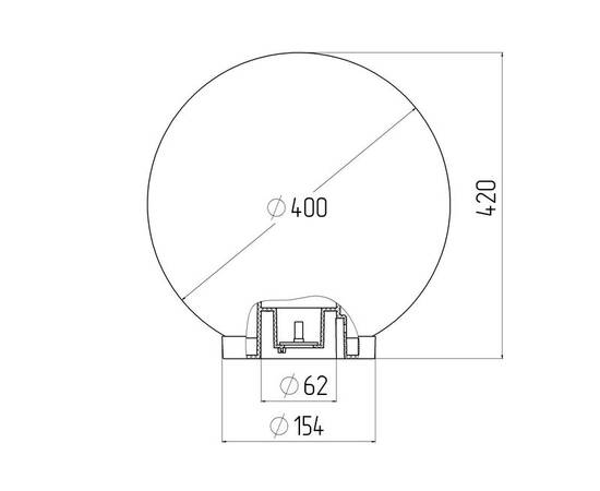 Уличный светильник Эра НТУ 01-150-401 Б0048739, изображение 2