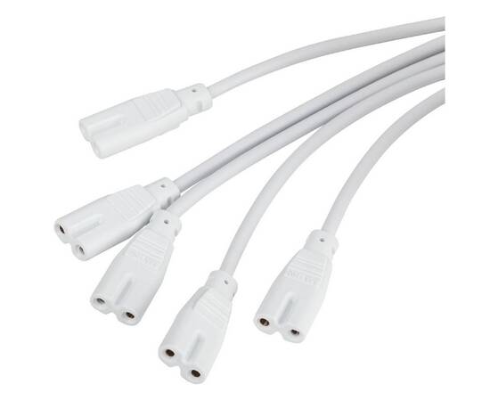 Разветвитель сетевой для линейных светильников Эра 5х IEC C7 2 pin+timer (9/12/15 H) 2м Б0060527, изображение 4