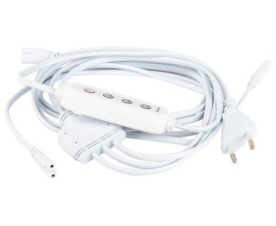 Разветвитель сетевой для линейных светильников Эра 3х IEC C7 2pin+timer (4/8/12 H) 2 м Б0066933, изображение 3