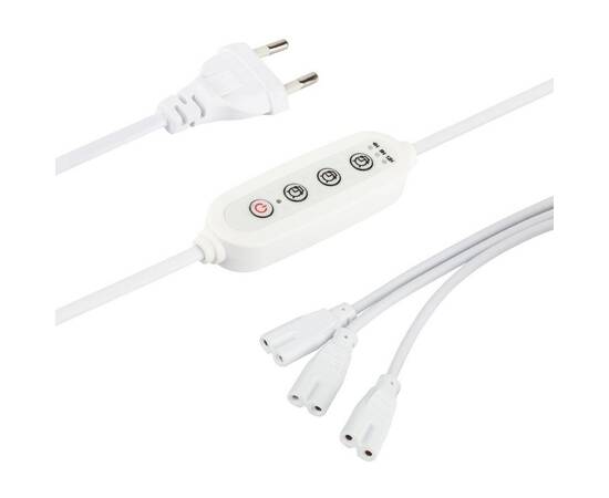 Разветвитель сетевой для линейных светильников Эра 3х IEC C7 2pin+timer (4/8/12 H) 2 м Б0066933, изображение 4