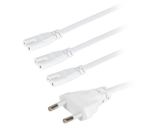 Разветвитель сетевой для линейных светильников Эра 3х IEC C7 2pin+timer (4/8/12 H) 2 м Б0066933, изображение 7