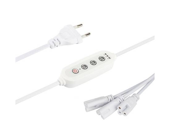 Разветвитель сетевой для линейных светильников Эра 3х IEC C5 3pin+timer (4/8/12 H) 2 м Б0066949, изображение 4