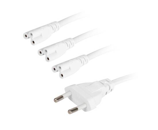 Разветвитель сетевой для линейных светильников Эра 3х IEC C5 3pin+timer (4/8/12 H) 2 м Б0066949, изображение 7