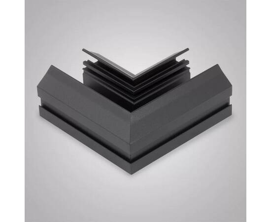 Угловой соединитель для шинопровода и закладного профиля для натяжного потолка AM Group AM540 BK SMA, изображение 3