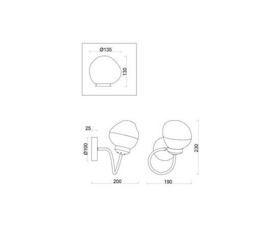 Бра Freya Volani FR8017WL-01MG, изображение 8