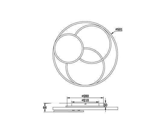 Потолочный светильник Freya Cosmic Market FR10015CL-L94WB, изображение 9