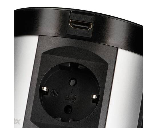 Блок розеток 107J (4 секции, 2 USB и 2 HDMI) Mebax 00-00001465, изображение 3