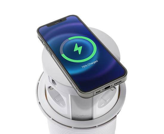 Блок розеток 107J (4 секции, 2 USB и RJ-45) Mebax 00-00001172, изображение 4