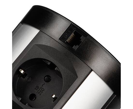 Блок розеток 107J (4 секции, 2 USB и RJ-45) Mebax 00-00001466, изображение 4