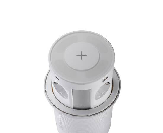 Блок розеток 107J (4 секции, 2 USB А + 2 USB С) Mebax 00-00001171, изображение 2