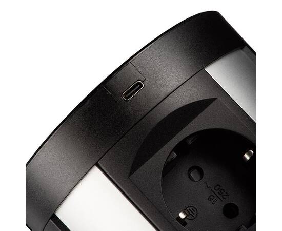 Блок розеток 107J (4 секции, 2 USB А + 2 USB С) Mebax 00-00001464, изображение 3