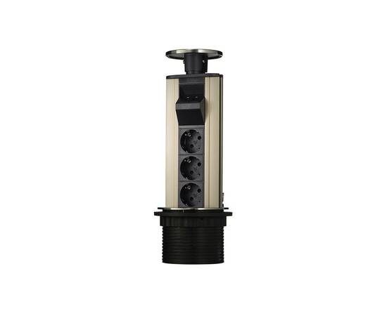 Блок розеток 12S (3 секции и 2 USB) Mebax 00-00001165