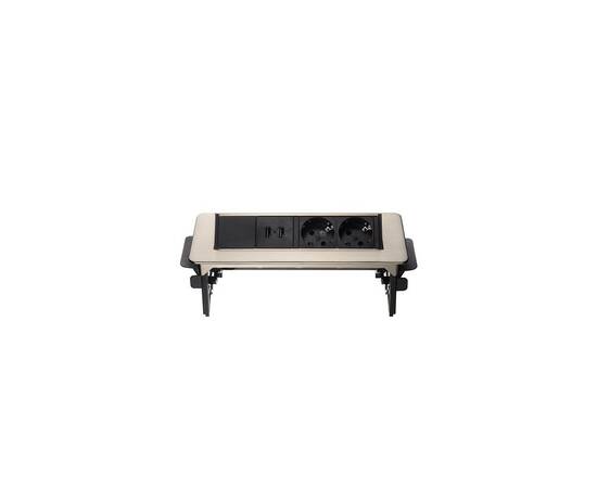 Блок розеток 47 (2 секции и 2 USB) Mebax 00-00000830