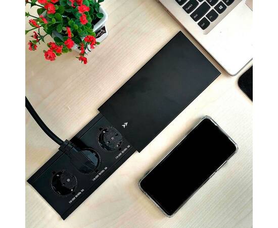 Блок розеток JX (Slide Top) (3 секции с кабелем питания) Mebax 00-00002887, изображение 6