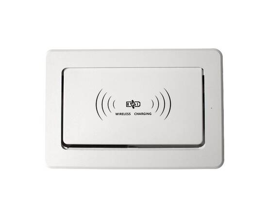 Блок розеток LK-DMS-742 (2 секции полуавтоматический 2 USB беспроводная зарядка) Mebax 00-00002869, изображение 3