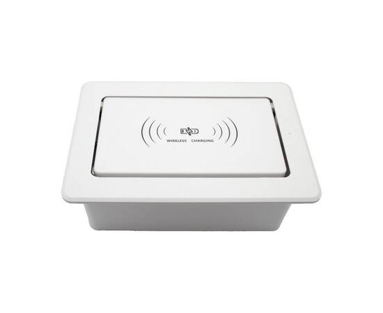 Блок розеток LK-DMS-742 (2 секции полуавтоматический 2 USB беспроводная зарядка) Mebax 00-00002869, изображение 6