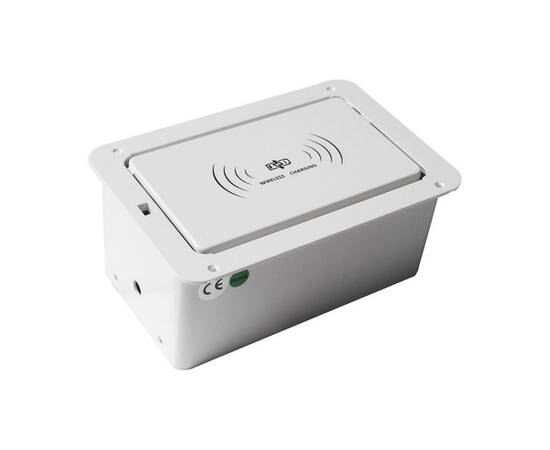 Блок розеток LK-DMS-742 (2 секции полуавтоматический 2 USB беспроводная зарядка) Mebax 00-00002869, изображение 8