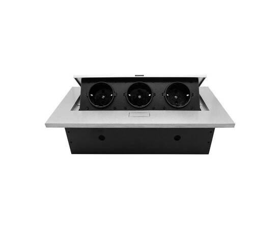 Блок розеток MX-226 (J) (3 секции полуавтоматический с кабелем питания) Mebax 00-00002877