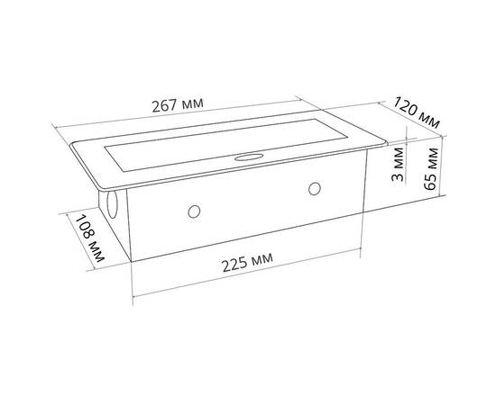 Блок розеток MX-226 (J-0) (2 секции полуавтомат 1 USB + 1 type C  с кабелем питания) Mebax 00-000028, изображение 2
