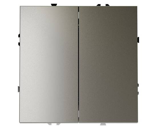 Выключатель двухклавишный Voltum S70 VLS020104