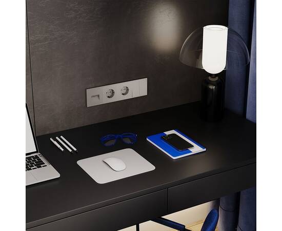 Выключатель двухклавишный Voltum S70 VLS020103, изображение 5