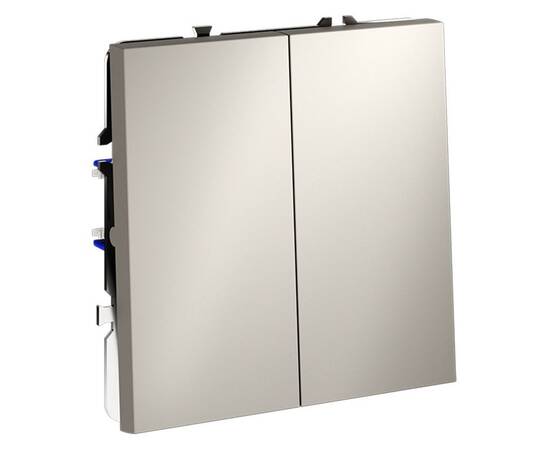 Выключатель двухклавишный Voltum S70 VLS020103, изображение 7