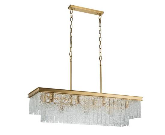 Подвесная люстра Belfast Harland 6308-10C BR CL, изображение 4