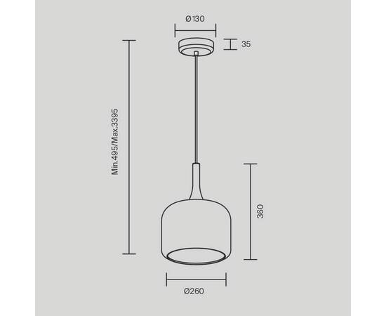 Подвесной светильник Maytoni Spirito MOD286PL-L18B3K, изображение 13