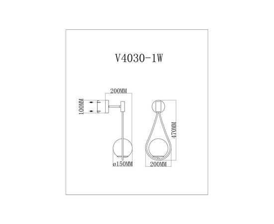 Бра Moderli Barocco V11573-1W, изображение 3