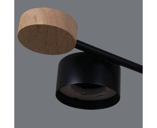 Люстра на штанге Reluce 03751-0.3-08 BK+WOOD GX53, изображение 4