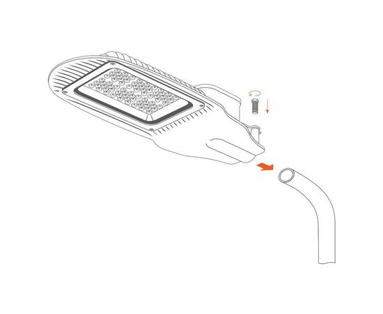 Консольный светильник Wolta ДКУ04-100-112-5К ШБ140х60, изображение 5