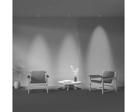 Накладной светильник Maytoni Lens C217CL-15W4K-W, изображение 6