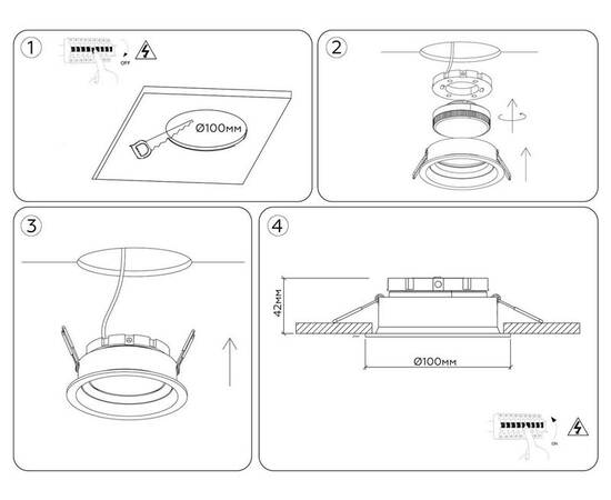 Встраиваемый светильник Ambrella Light Techno Spot Standard Tech TN52231, изображение 6