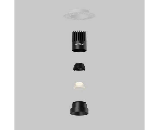 Встраиваемый светильник Maytoni Dip DL119-10W-2.7K-TRS-B, изображение 13