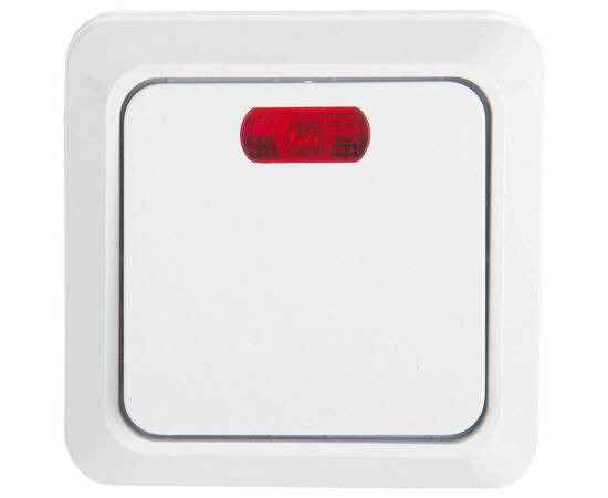 Выключатель 1-клавишный General Альфа 477001