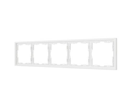 Рамка пластиковая Arlight FRM-NOBE-SFPL-5-WH 054227