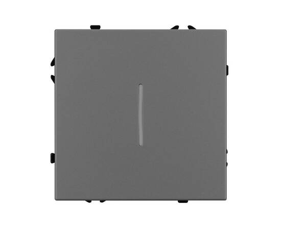Механизм выключателя одноклавишный непроходной Arlight LED SWT-NOBE-MK01-SFPL-L-GR (230V, 10A) 05426, изображение 2