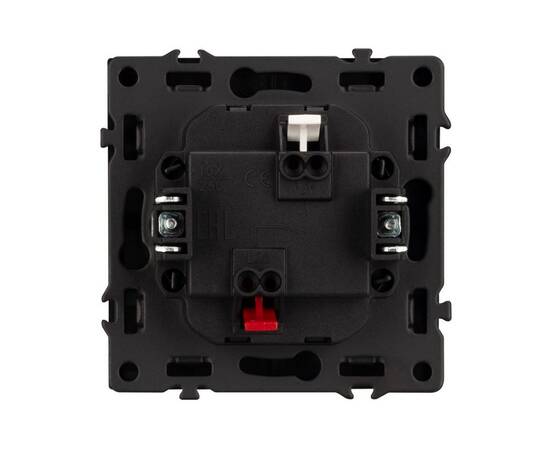 Механизм выключателя одноклавишный непроходной Arlight LED SWT-NOBE-MK01-SFPL-L-GR (230V, 10A) 05426, изображение 3