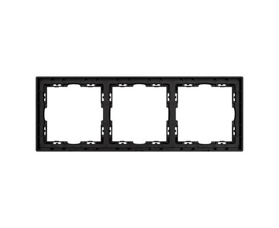 Рамка пластиковая Arlight FRM-NOBE-SFPL-3-BK 054220, изображение 2